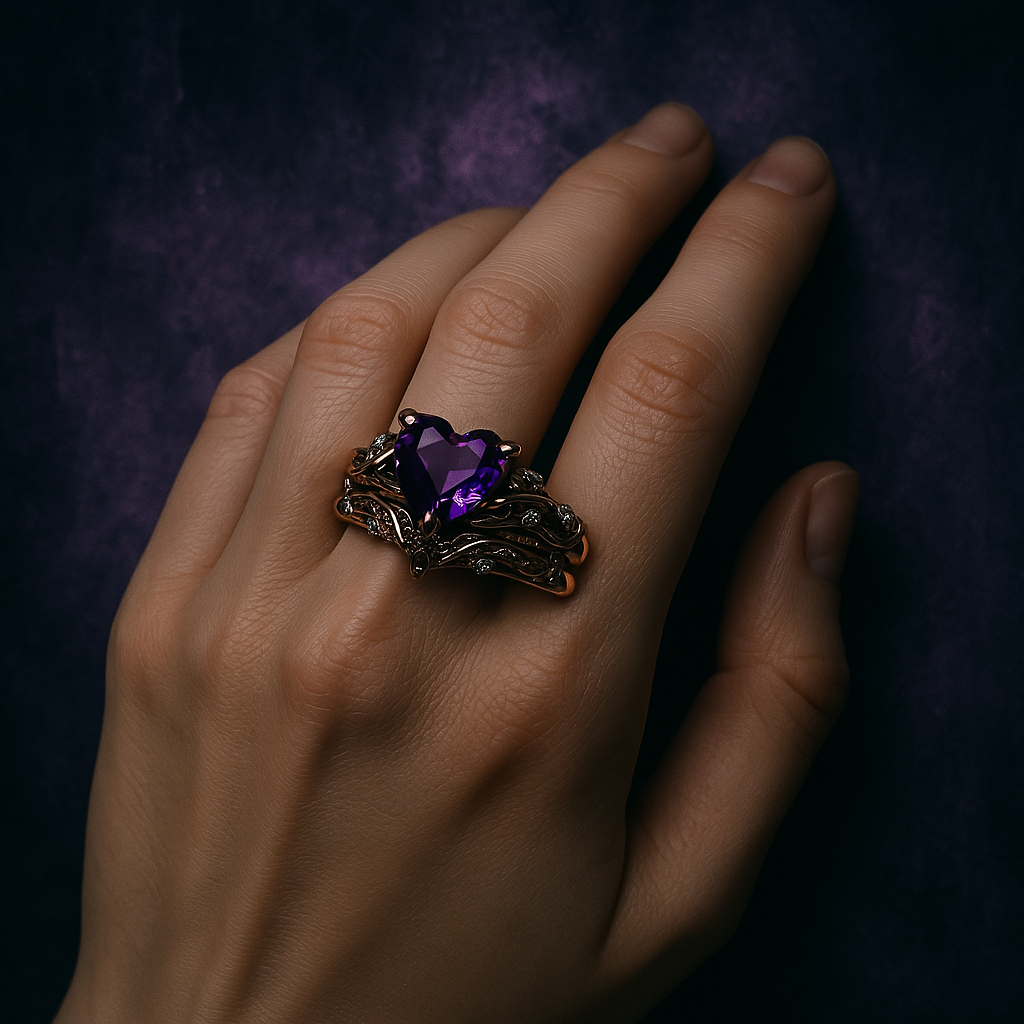 Bague - Midnight Bloom Lunea
