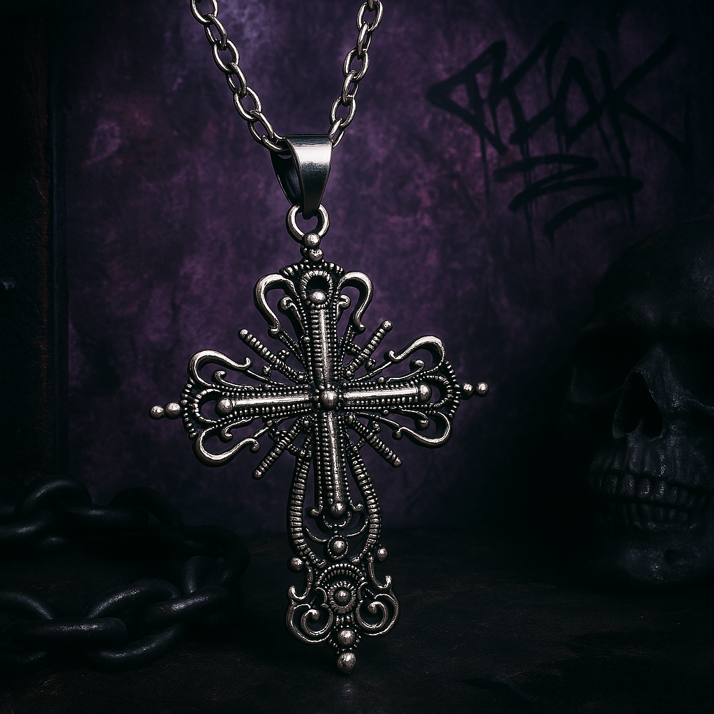 Pendentif - Midnight Cross Lunea
