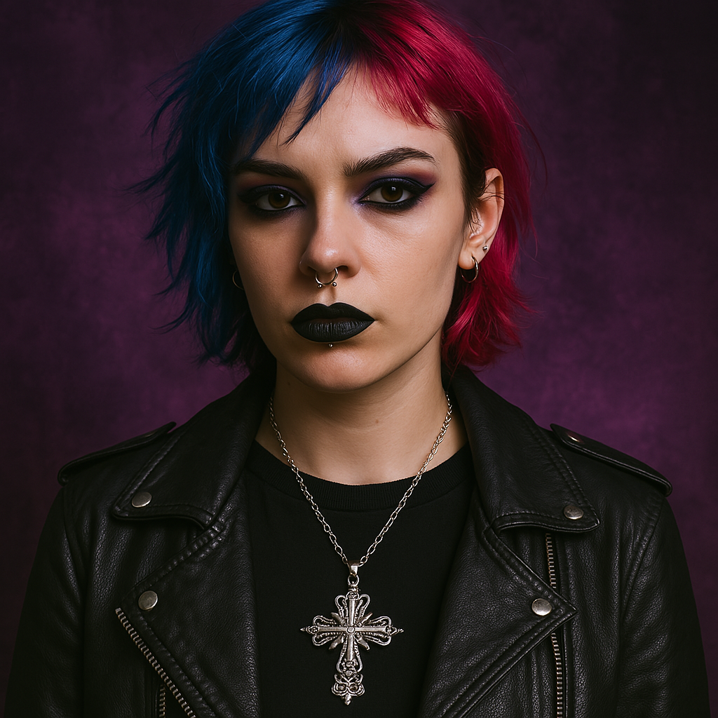 Pendentif - Midnight Cross Lunea