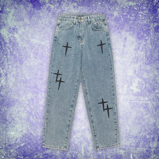 Jean – Cross Embroidey