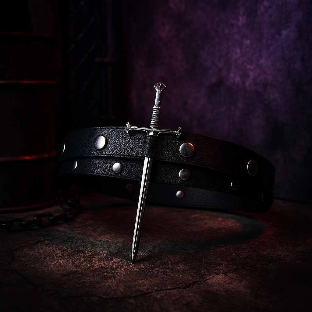 Ceinture de jarretière - Dark Crusader Lunea
