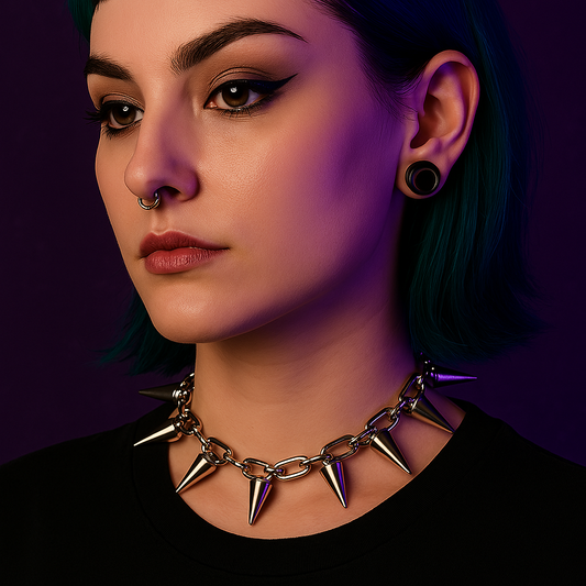 Collier Chocker - Nightfall Spikes Lunea