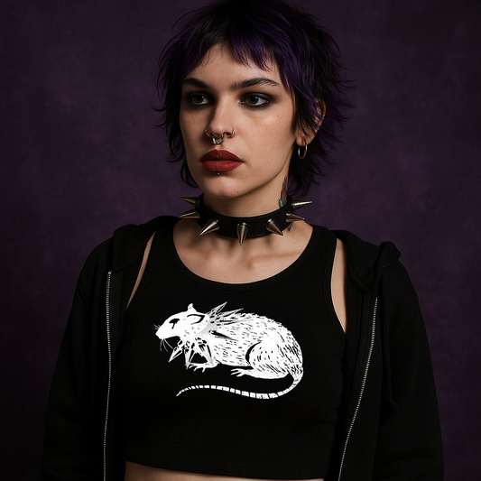 Crop-Top - Punk Rat
